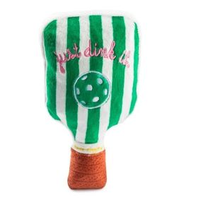 Green & White Stripe Pickleball Paddle