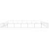 Dog Kennel Silver 527.4 ftÂ² Steel