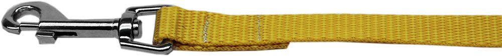Plain Nylon Pet Leash (Option: 1in by 6ft Golden Yellow)