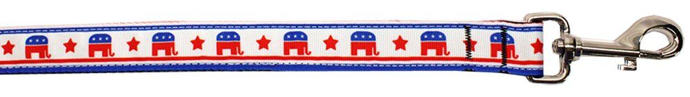 Political Nylon Republican Pet Leash (Option: 1in by 4ft)