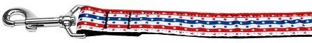 Stars in Stripes Nylon Dog Leash (Option: 4 Foot)