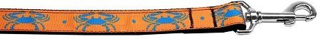 Blue Crabs Nylon Dog Leash (Option: 6 Foot)