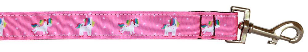 Pink Unicorn Nylon Pet Leash (Option: 1in by 6ft)