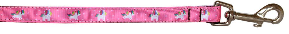 Pink Unicorn Nylon Pet Leash (Option: 5/8in by 4ft)