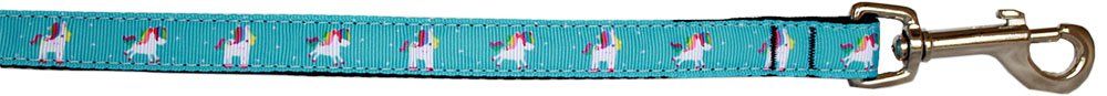 Blue Unicorn Nylon Pet Leash (Option: 5/8in by 4ft)