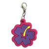 Soft PVC Rubber Hibiscus Charms