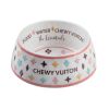 White Chewy Vuiton Bowl - Set of 2