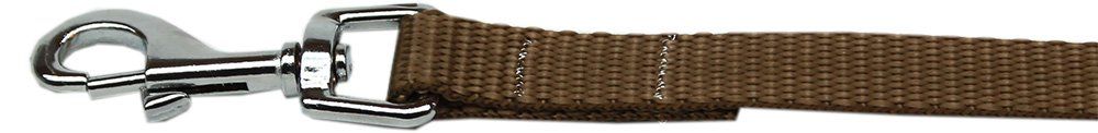 Plain Nylon Pet Leash (Option: 1in by 4ft Tan)