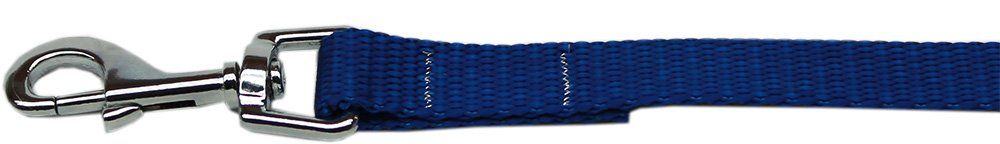 Plain Nylon Pet Leash (Option: 5/8in by 4ft Blue)