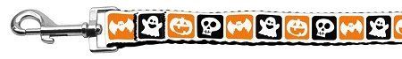 Classic Halloween Nylon Ribbon Leash (Option: 1 inch wide 4ft Long)
