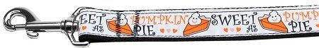 Pumpkin Pie Nylon Dog Leash (Option: 3/8 inch wide 6ft Long)
