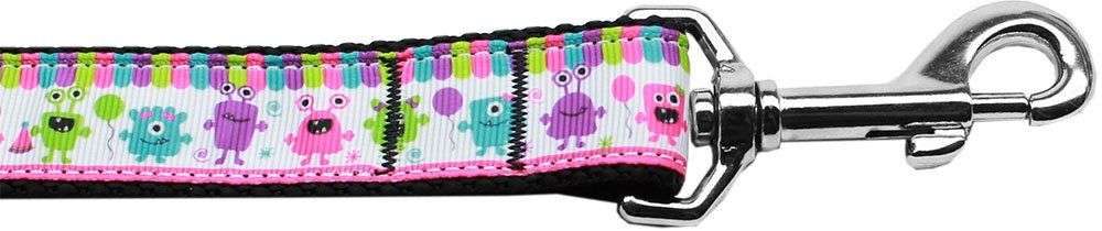Party Monsters Nylon Dog Leash (Option: 5/8 inch wide 4ft Long)