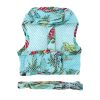 Island Tropical Cool Mesh Dog Harness with Leash / Hawaiian Luau
