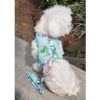 Island Tropical Cool Mesh Dog Harness with Leash / Hawaiian Luau