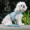 Island Tropical Cool Mesh Dog Harness with Leash / Hawaiian Luau