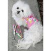 Island Tropical Cool Mesh Dog Harness with Leash / Hawaiian Luau