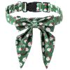 Snowflake Christmas Pet Collar Santa Bow Tie Bandana Collar w/ Adjustable Buckle For Dogs And Cats