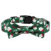 Snowflake Christmas Pet Collar Santa Bow Tie Bandana Collar w/ Adjustable Buckle For Dogs And Cats