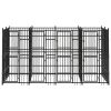 Outdoor Dog Kennel Steel 79.3 ft¬Home Life Boutique"