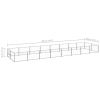 Dog Kennel Silver 172.2 ftteel