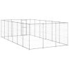 Outdoor Dog Kennel Galvanized Steel 234.4 ft¬Home Life Boutique"
