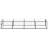 Dog Kennel Black 43.1 ftteel