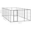 Outdoor Dog Kennel Steel 234.4 ft¬Home Life Boutique"
