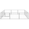 Dog Kennel Silver 129.2 ftteel