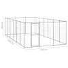 Outdoor Dog Kennel Galvanized Steel 234.4 ft¬Home Life Boutique"