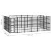 Outdoor Dog Kennel Steel 238.1 ft¬Home Life Boutique"