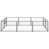 Dog Kennel Black 64.6 ftteel