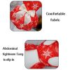 Fancy Christmas Dress for Dogs w/ Snowflakes Cute Red White Bow Pet Clothes Skirt Christmas Print Matching Dog Clothing For Small & Medium Dogs