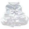 Wedding Dress Dog Harness with Veil and Matching Leash