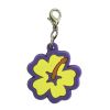 Soft PVC Rubber Hibiscus Charms