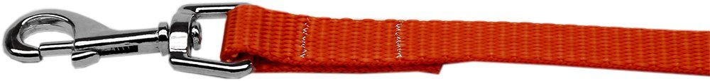 Plain Nylon Pet Leash (Option: 1in by 6ft Orange)