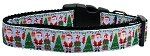 Aqua Santa Nylon Dog Collar (Size: XL)