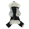 Black and Grey Ruffin It Dog Snow Suit / Dog Harness