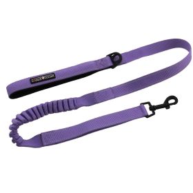 Soft Pull Traffic Dog Leash (Size: One Size, Color: Paisley Purple)