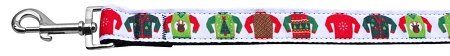 Ugly Sweater Nylon Dog Leash (Option: 3/8 inch wide 4ft Long)