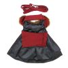 Wool Fur-Trimmed Fancy Dog Coat / Dog Harness Coat Holiday Outfit